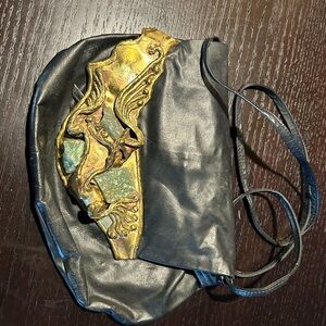Black and Gold Artistic Women's Bag